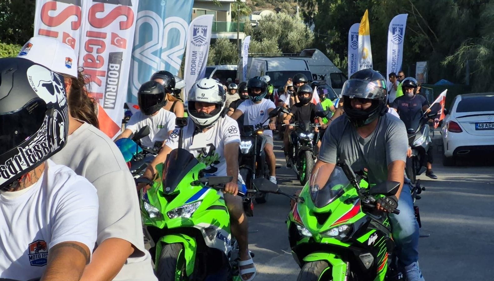 Motosiklet tutkunları Bodrum’da buluştu motosiklet tutkunlari bodrumda bulustu 1h7M8meG