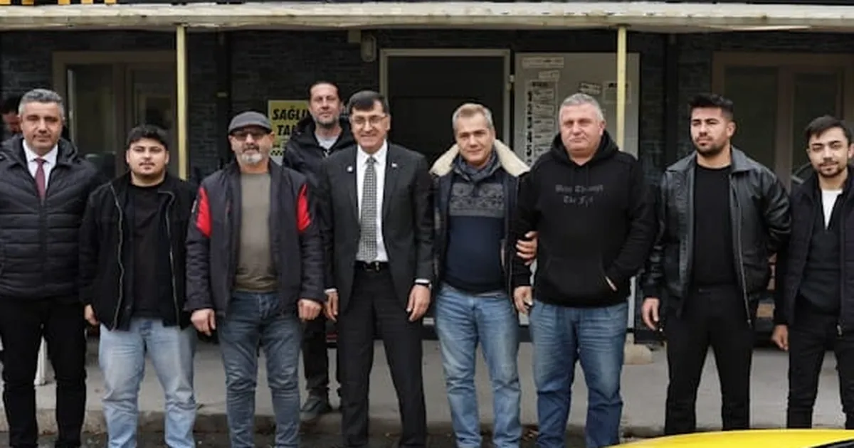 Kütahya’da Başkan Kahveci’den taksi duraklarına ziyaret