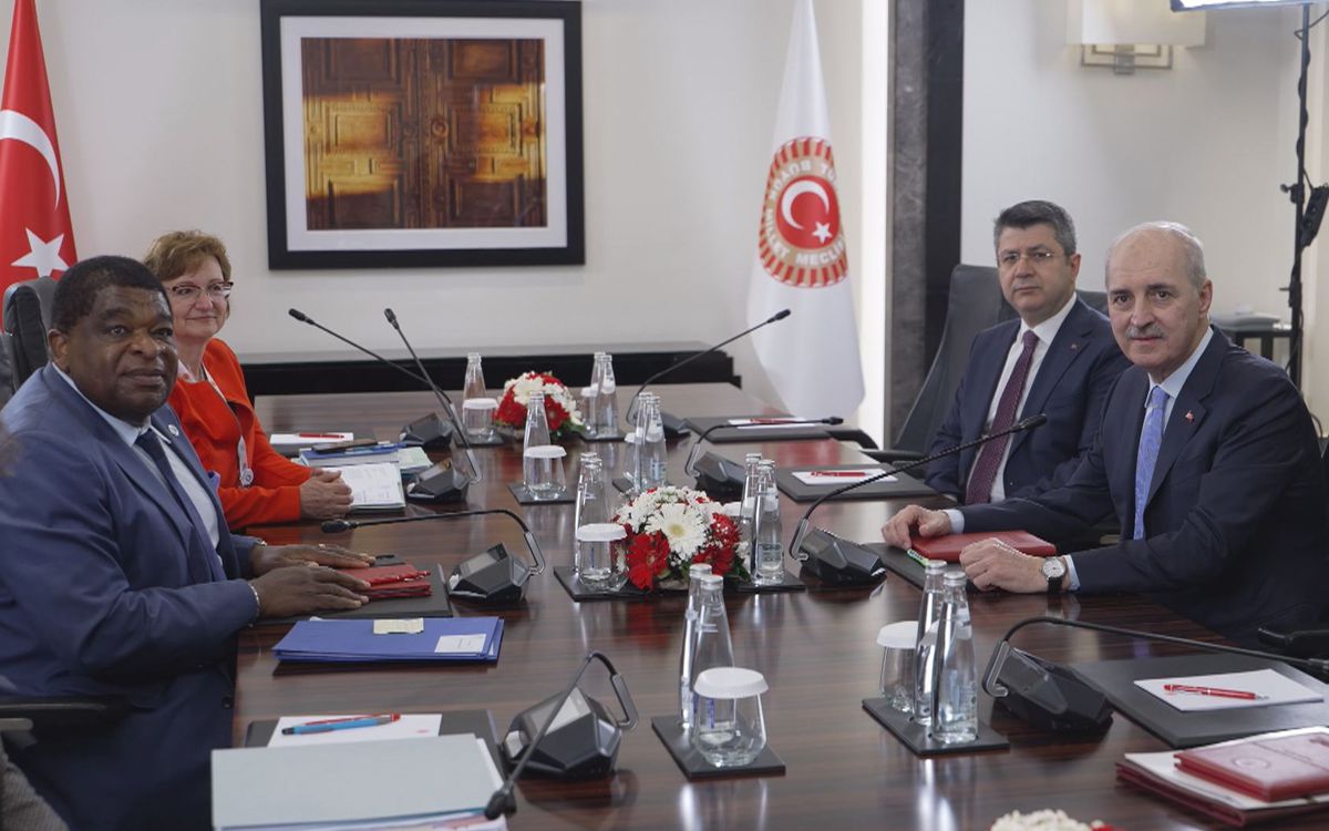 TBMM Başkanı Kurtulmuş, PAB Genel Sekreteri ve Genel Kurul Sekreteri ile Temaslarda Bulundu